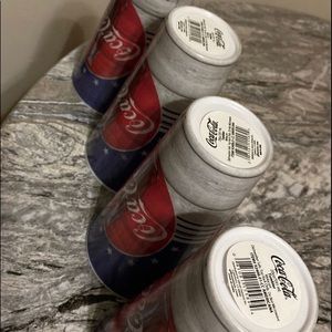 Coca Cola set of four cups